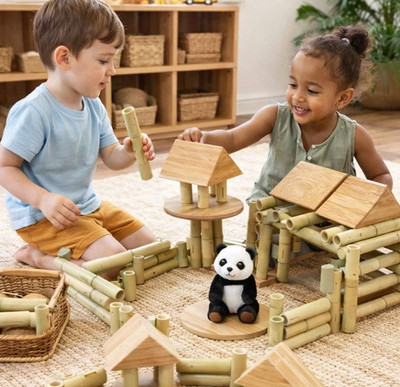 Bamboo Blocks - 100 Pieces
