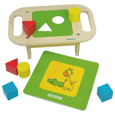 beleduc shape sorter table