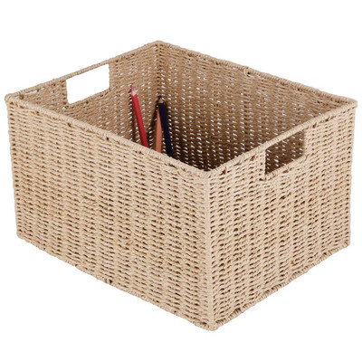 vivaio medium rectangle natural basket