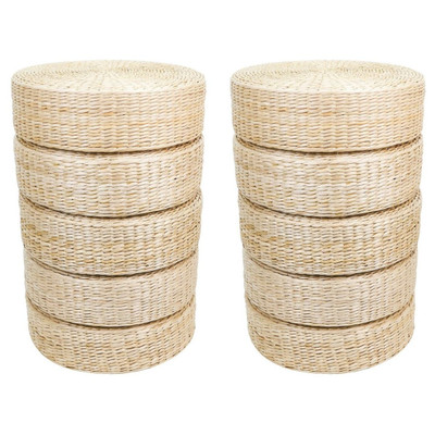 seagrass floor cushion set