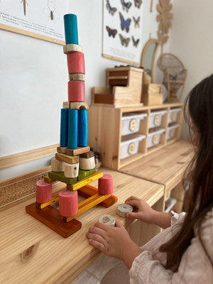 Qtoys Colourful Tree Blocks