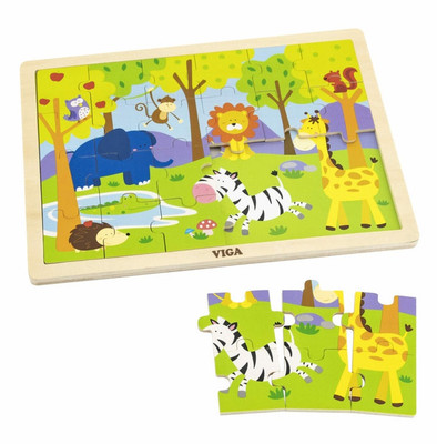 Viga Jigsaw Puzzle 24pc - Wild