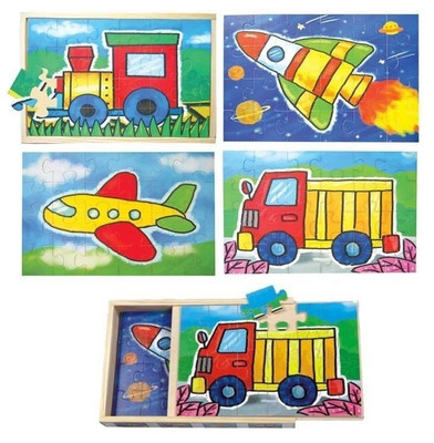 Fun Factory Jigsaw - 4 In 1 Cars