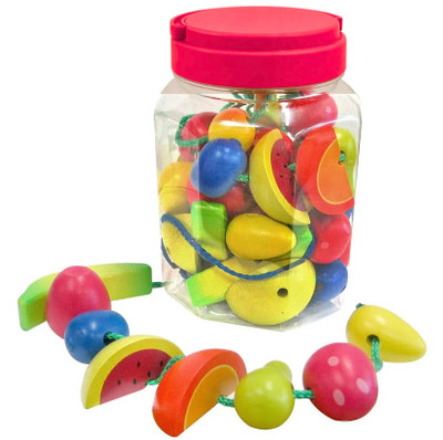 fun factory lacing fruit jar toy