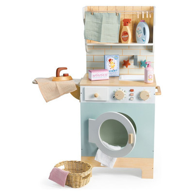 Tenderleaf Pretend Play Large Laundrette with Washing Machine - image 10