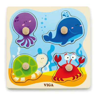 Knob Puzzle - Sea Creatures