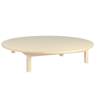 harmony low round wooden table