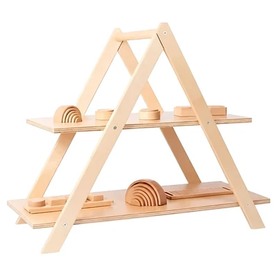 Pyramid Display Shelf - 2 Tier
