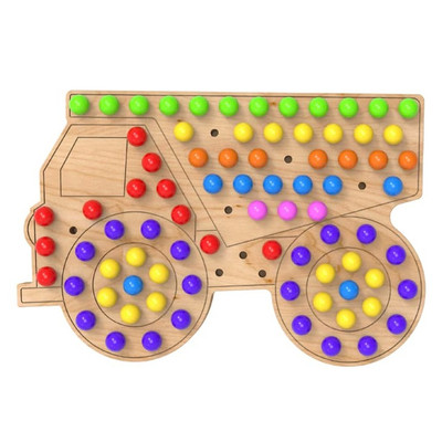 Little Pegz Dusty The Dump Truck Pegboard