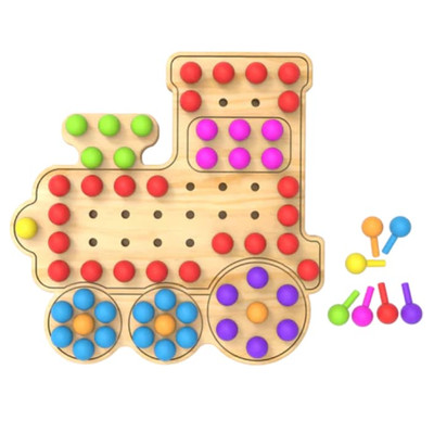 train pegboard