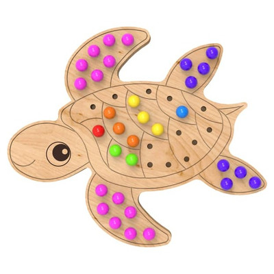 Little Pegz Tim The Turtle Pegboard
