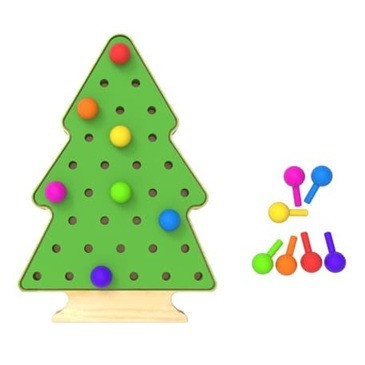 Little Pegz Christmas Tree Pegboard