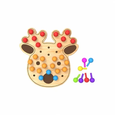 Little Pegz Rudi The Reindeer Pegboard
