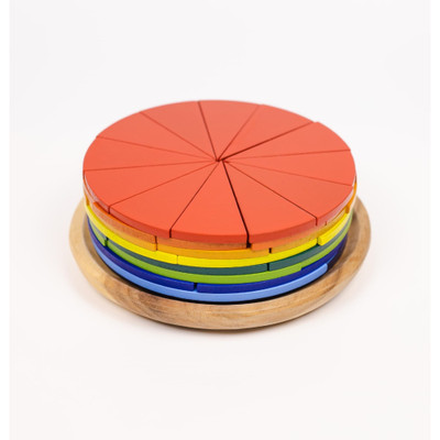 Circle Cake Fraction