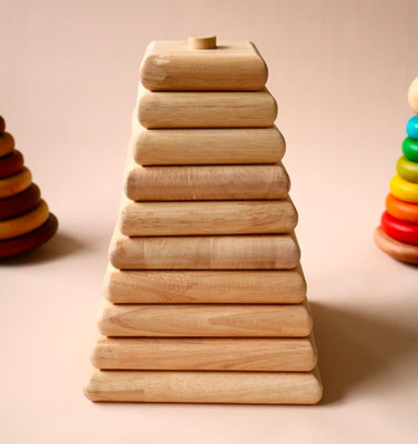 Qtoys Natural Square Stacker 2