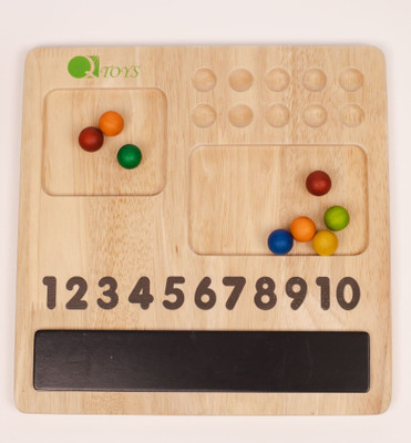 Qtoys Montessori Sensory Counting Board