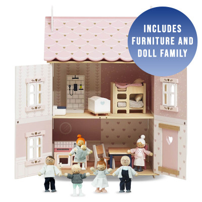 Le Toy Van Roseheart Doll House Play Set