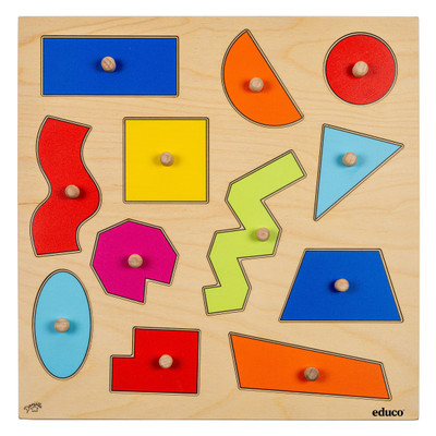 Educo shapes peg puzzle