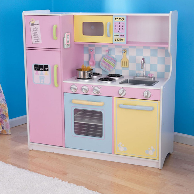 pastel wooden kitchen