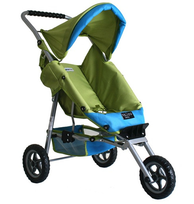 Valco Mini Marathon Dolls Pram - Lime/Aqua-product-main_image -product-main_image