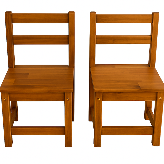Qtoys Standard Acacia Kids Chair Set-product-main_image -product-main_image