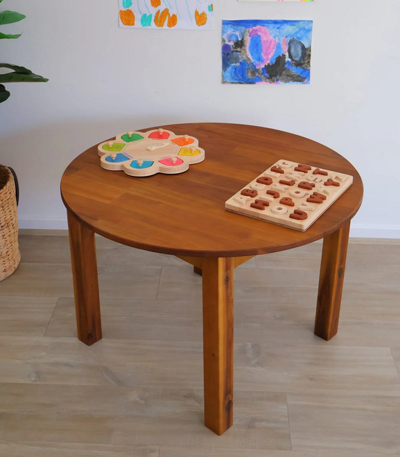 Qtoys Acacia Round Kids Table - Medium-product-main_image -product-main_image