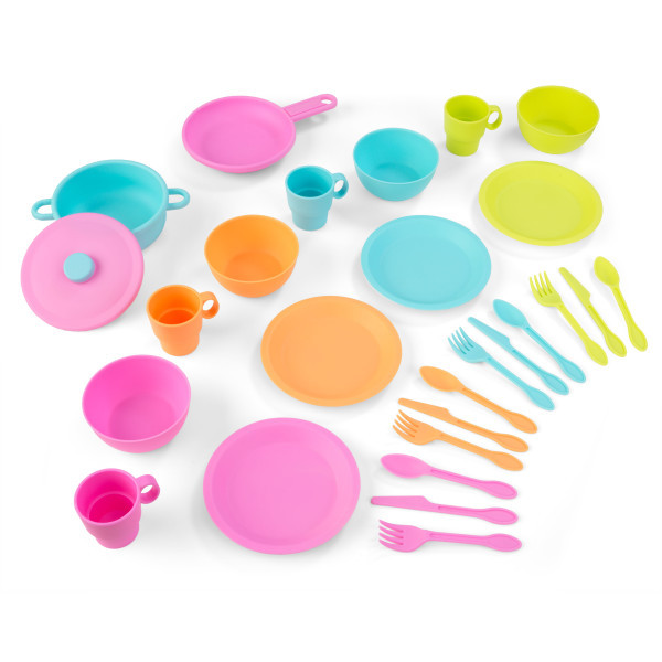 27 PC Bright Cookware Set Kidkraft