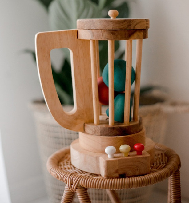 Qtoys Wooden Blender-product-main_image -product-main_image