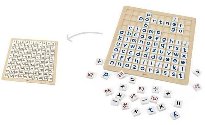 Viga Learning Grid Alphabet + Numbers Board-product-main_image -product-main_image