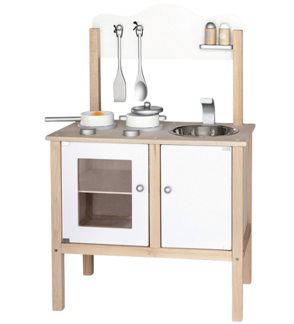 Viga Noble Wooden Toy Kitchen with Accessories-product-main_image -product-main_image