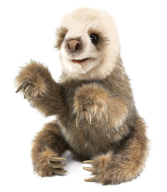 Folkmanis Baby Sloth Puppet-product-main_image -product-main_image