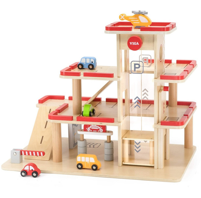Viga Parking & Gas Station Toy Car Garage-product-main_image -product-main_image