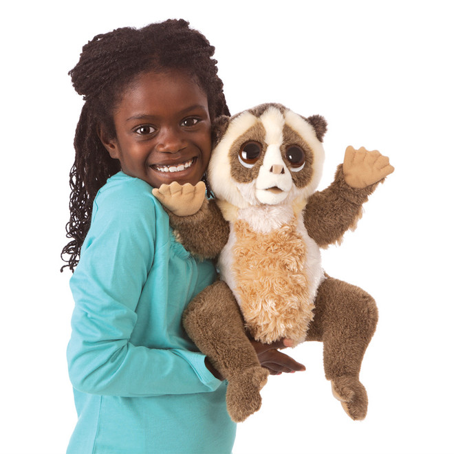 Folkmanis Slow Loris Primate Puppet-product-main_image -product-main_image