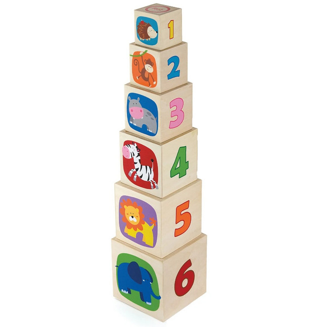 Viga Natural Nesting & Stacking Boxes-product-main_image -product-main_image