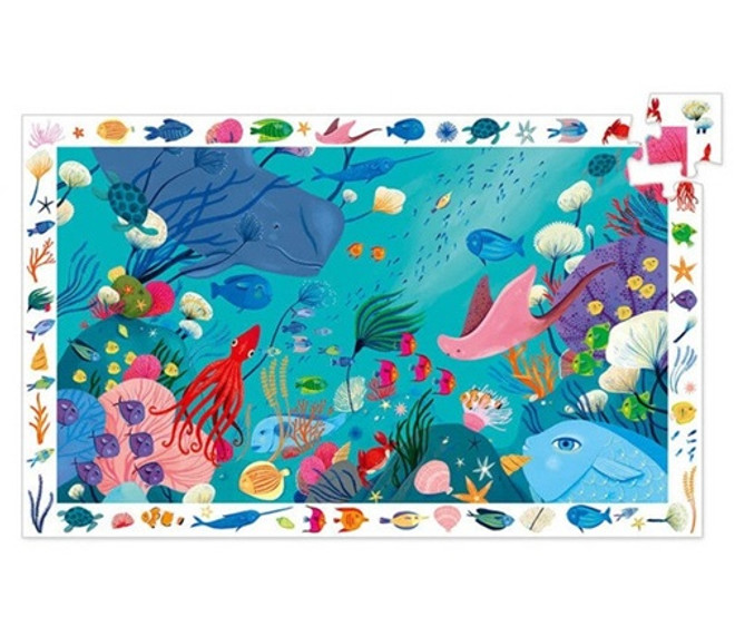 Djeco Aquatic 54pc Observation Puzzle-product-main_image -product-main_image