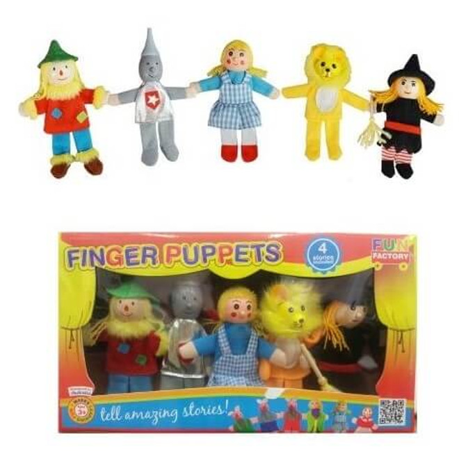 Fun Factory Wooden Finger Puppets - Wizard of Oz-product-main_image -product-main_image