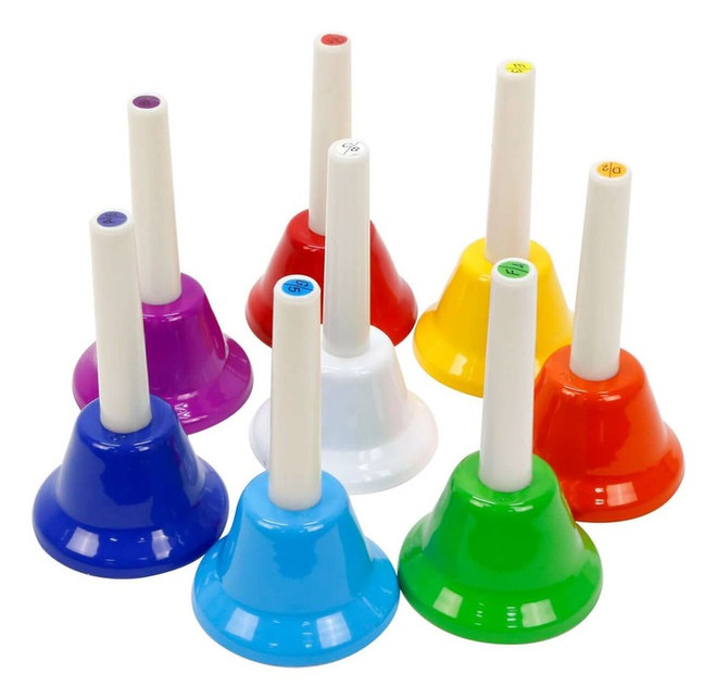 Music & Movement Rainbow Bells - Set of 8-product-main_image -product-main_image