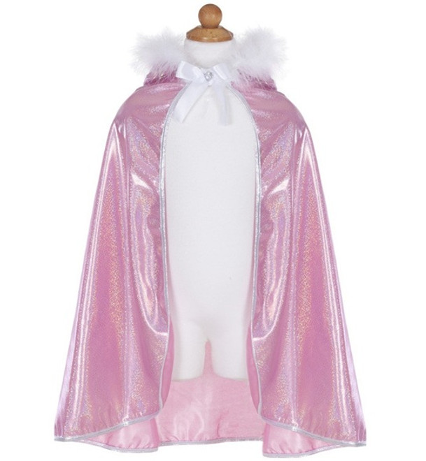 Great Pretenders Pink Glitter Children's Princess Cape-product-main_image -product-main_image