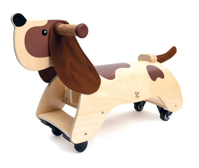 Hape Wooden Ride-On Dachshund Dog-product-main_image -product-main_image