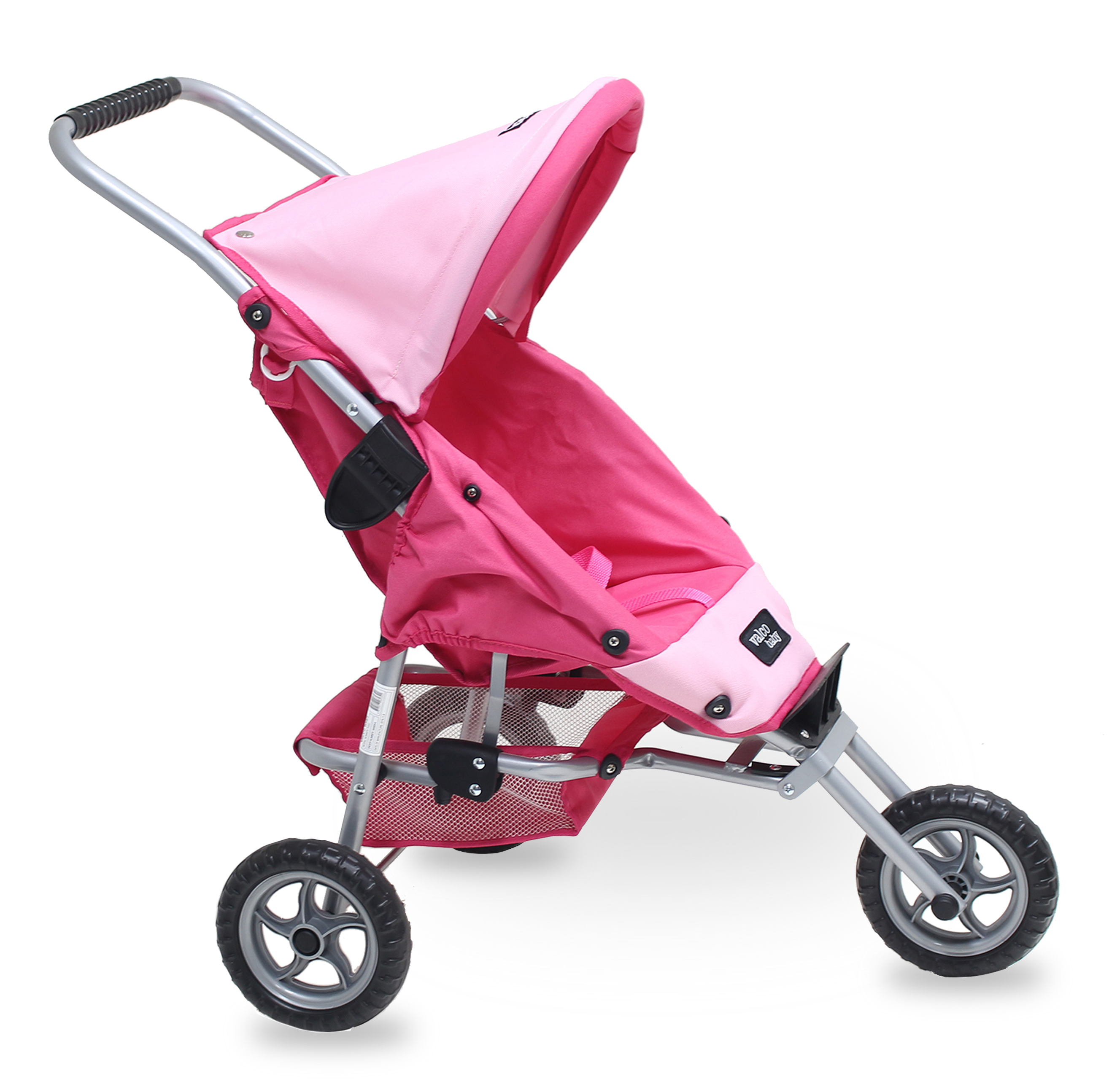 Valco Mini Marathon Doll Pram - Butterfly Pink_2 Valco Mini Marathon Doll Pram - Butterfly Pink_2