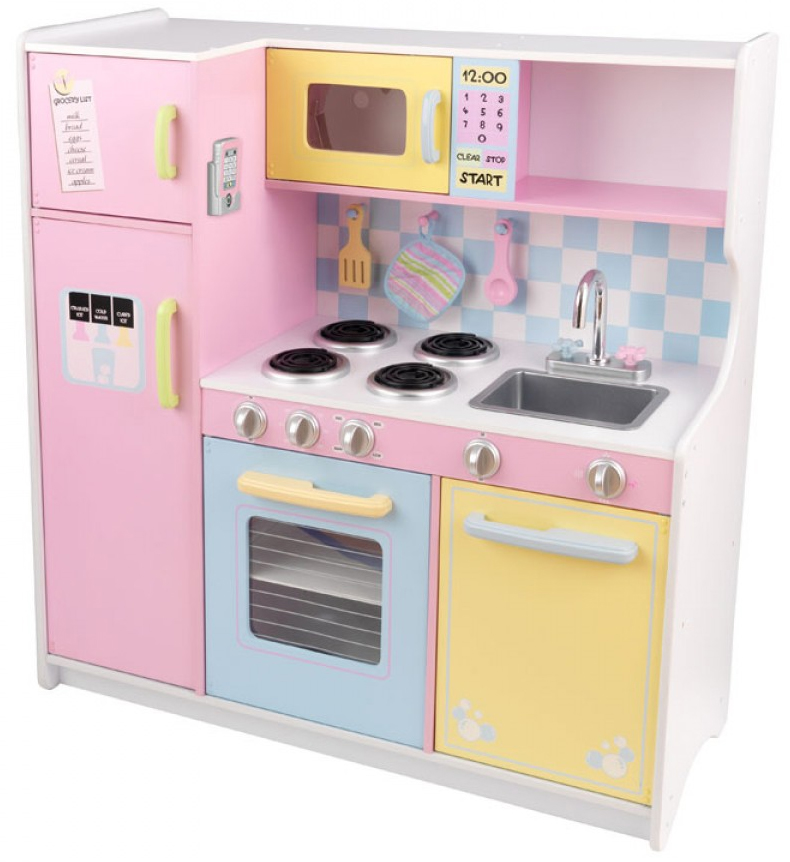 kidkraft large pastel kitchen 53181