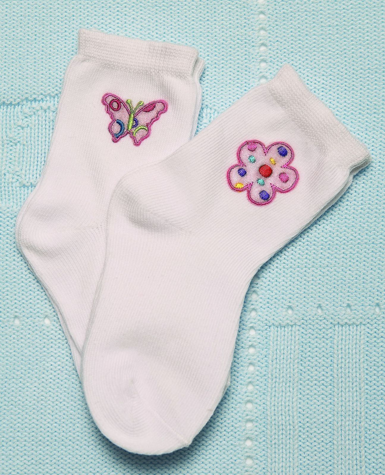 Butterfly and Flower Baby Sock Set