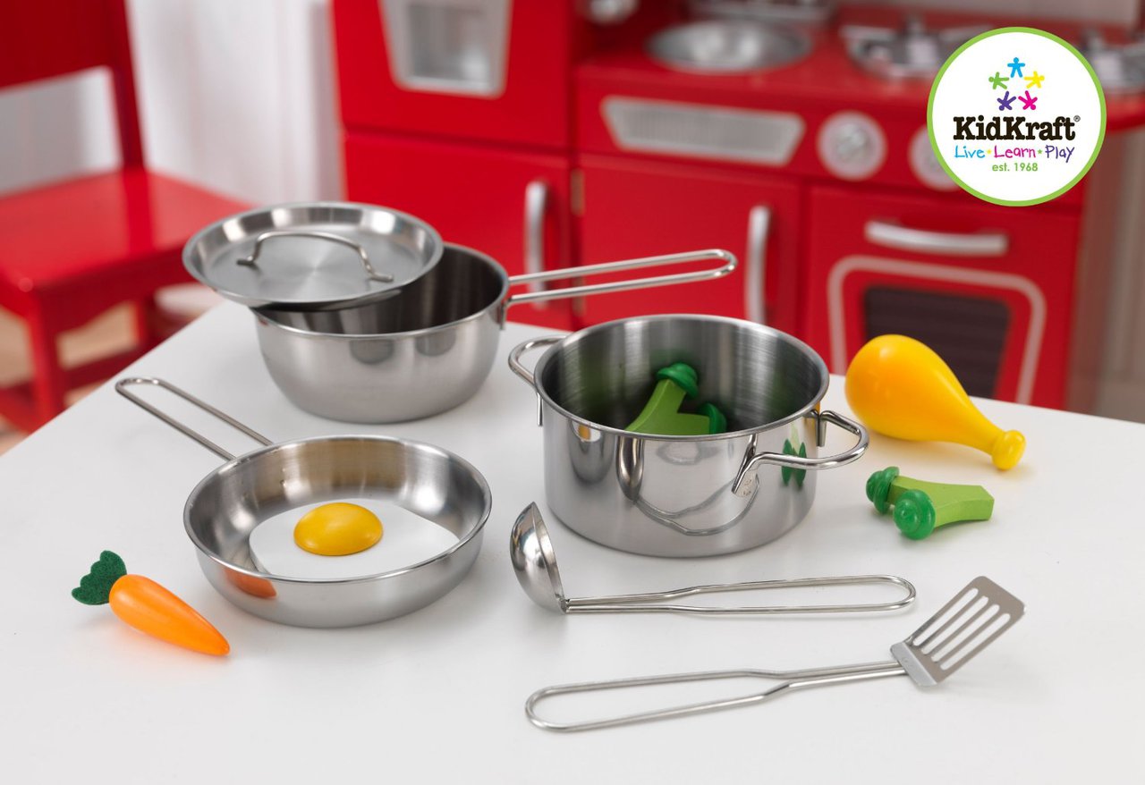 kidkraft deluxe cookware set 2