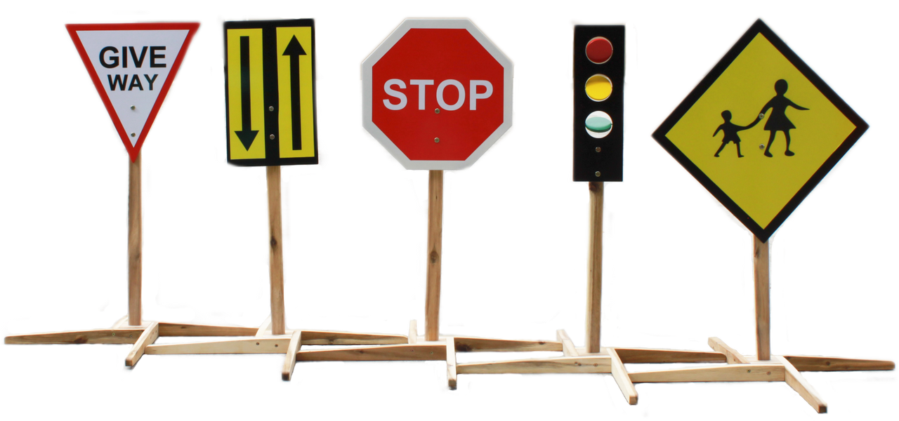 Qtoys Set of Traffic Signs