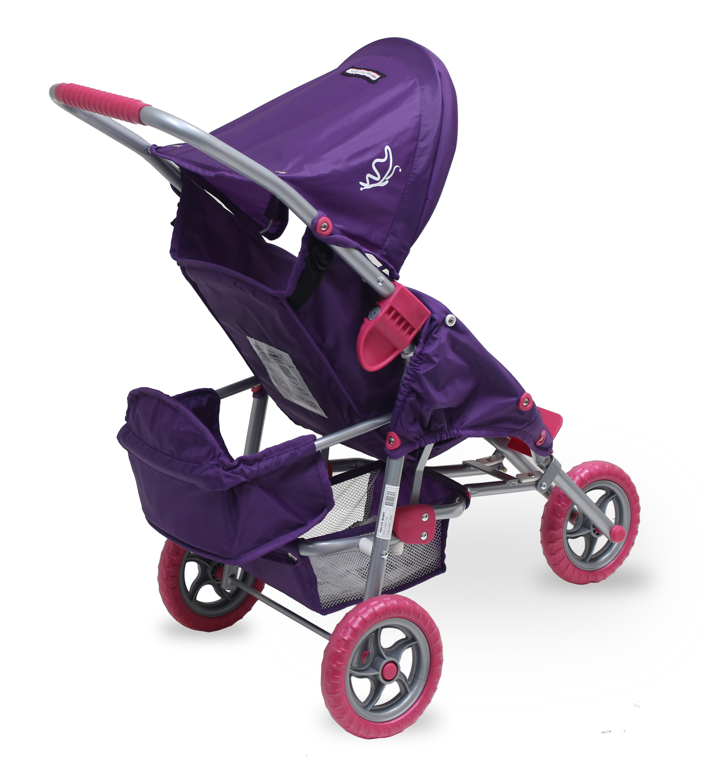 purple dolls pram