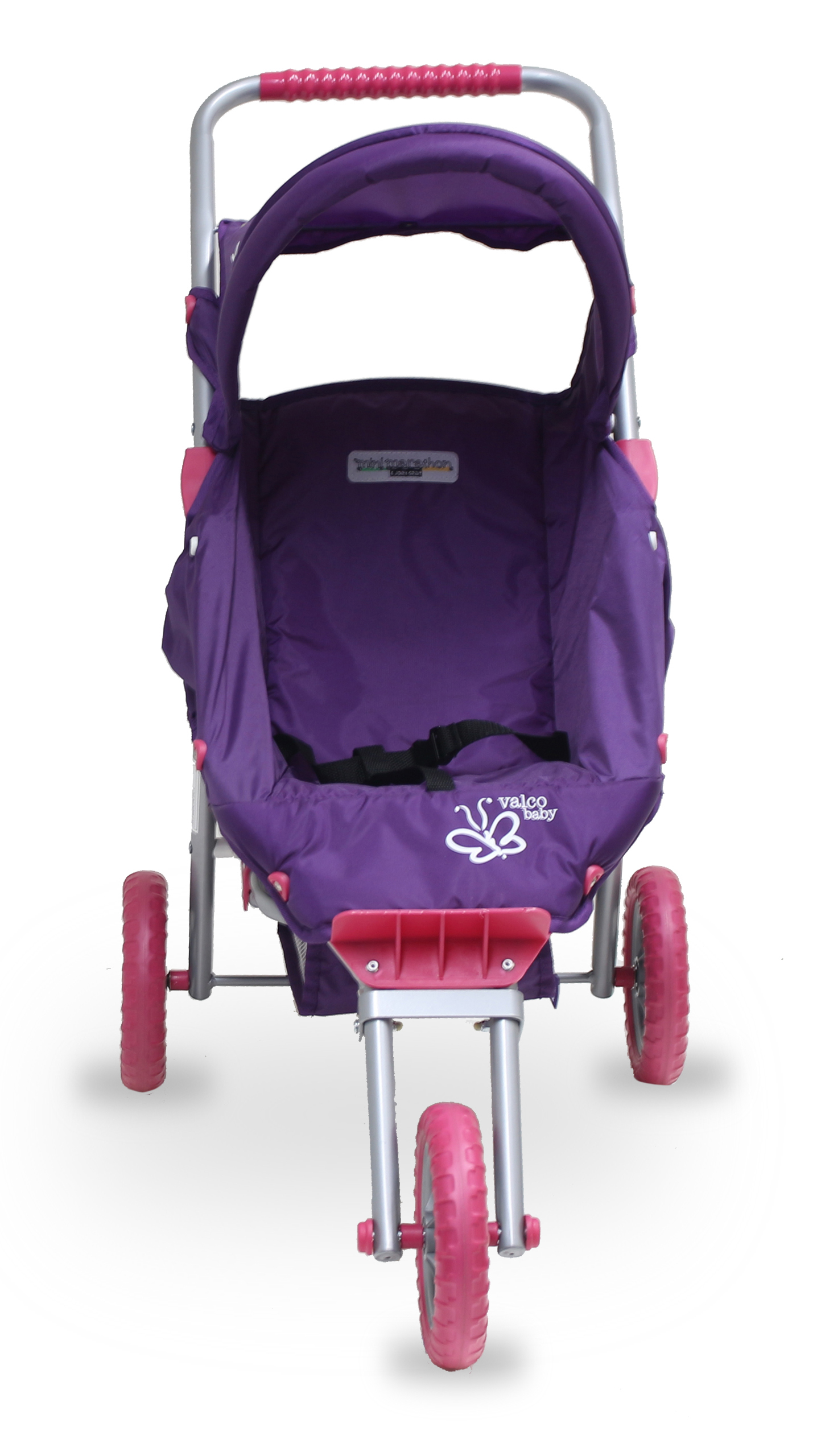 purple dolls pram