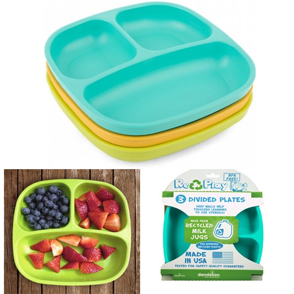 re-play eco kids plates