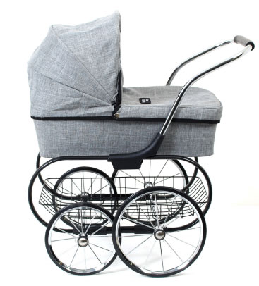 valco royale doll stroller - grey doll pram for boys and girls valco royale doll stroller - grey doll pram for boys and girls