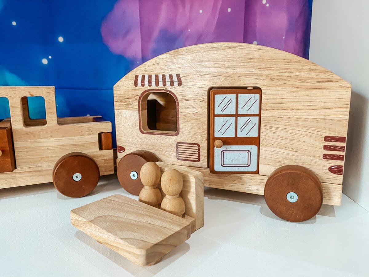 wooden toy campervan wooden toy campervan