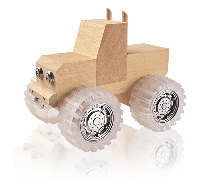 buildme monster toy truck woodwork kids kit